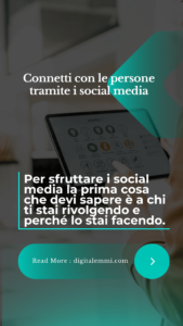 utilizzare i social per vendere