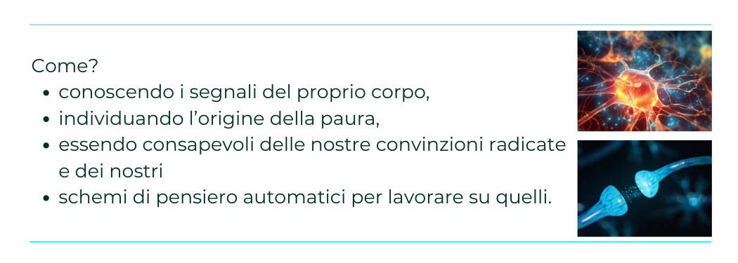 come affrontare la paura